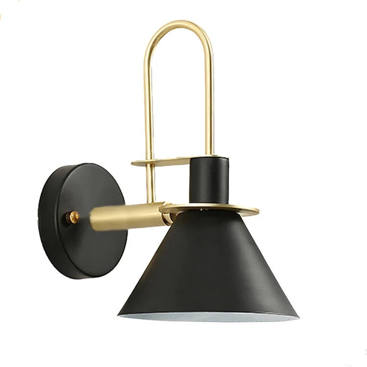 Luxury black lantern shape wall lamps