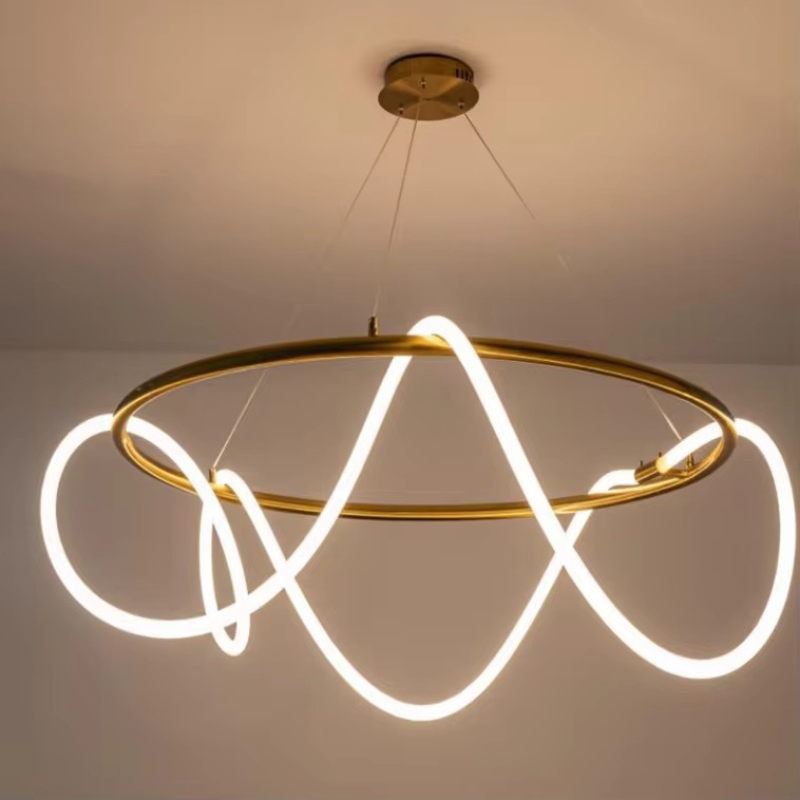 Nordic Line Note Round Chandelier