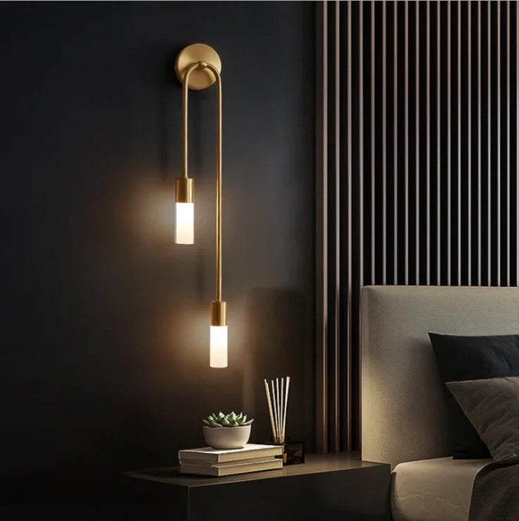 Light luxury wall lamp living room modern minimalist creative corridor aisle bedroom bedside light