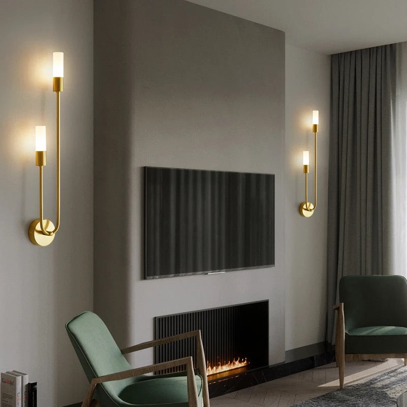 Light luxury wall lamp living room modern minimalist creative corridor aisle bedroom bedside light