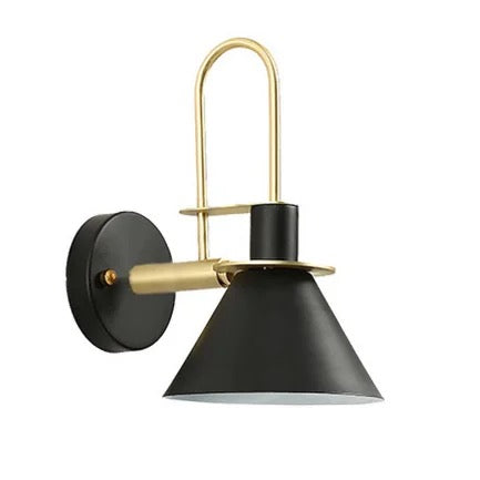 Luxury black lantern shape wall lamps
