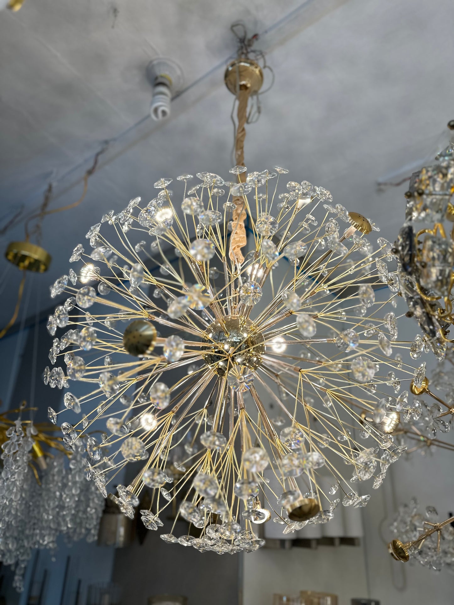 Crystal Ball Chandelier