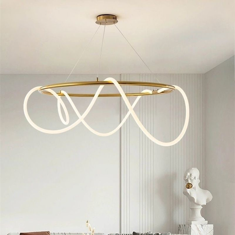 Nordic Line Note Round Chandelier
