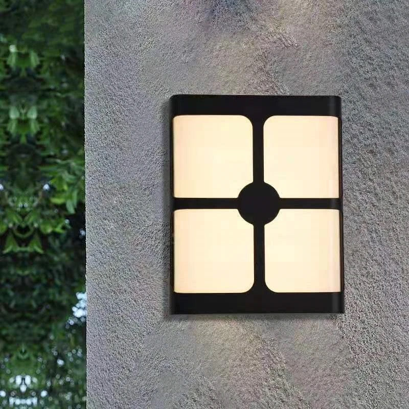 Four-Square led Wall Lamp Outdoor Waterproof pvc