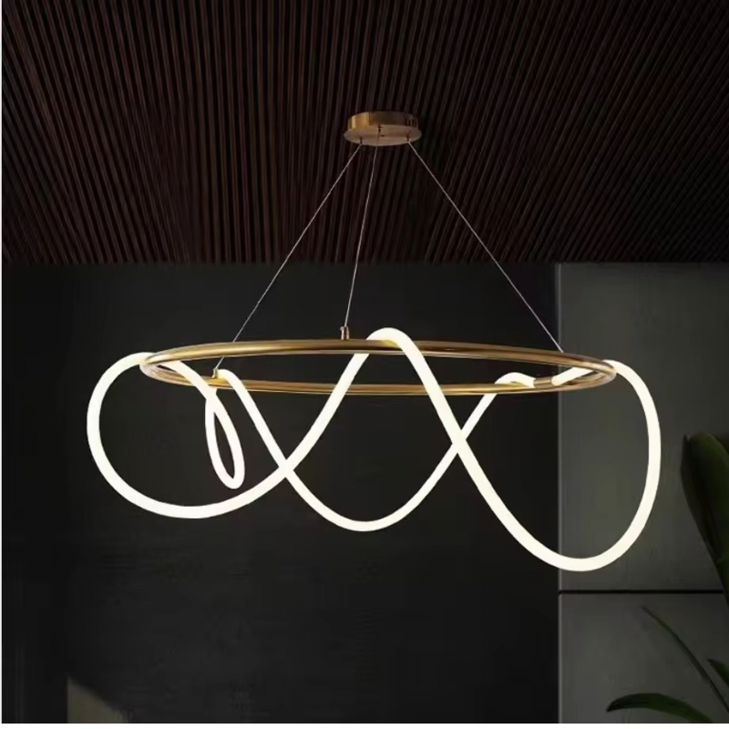 Nordic Line Note Round Chandelier
