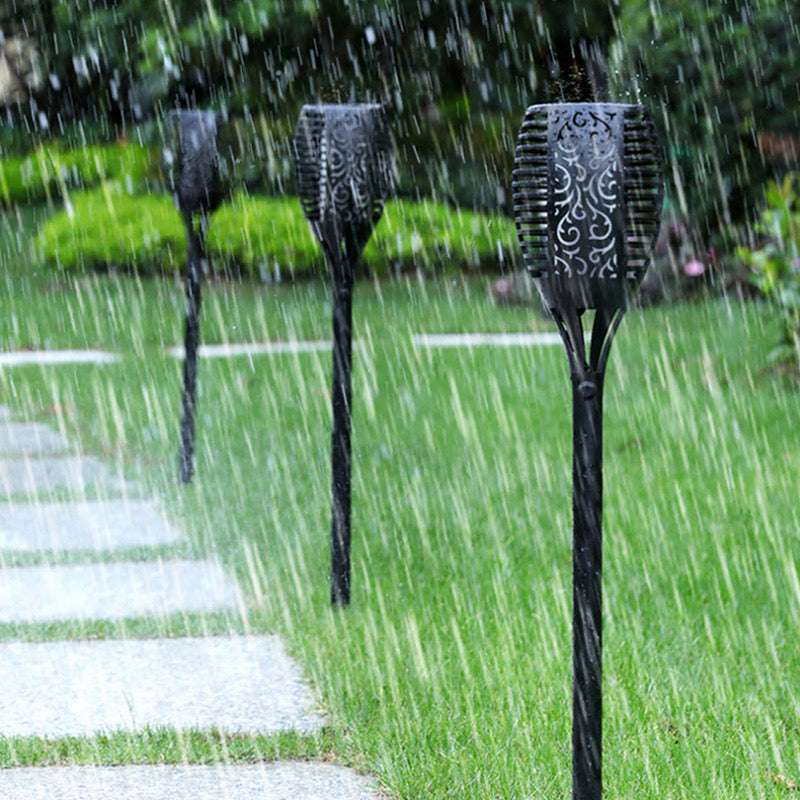 Solar Flame Garden Spike Light