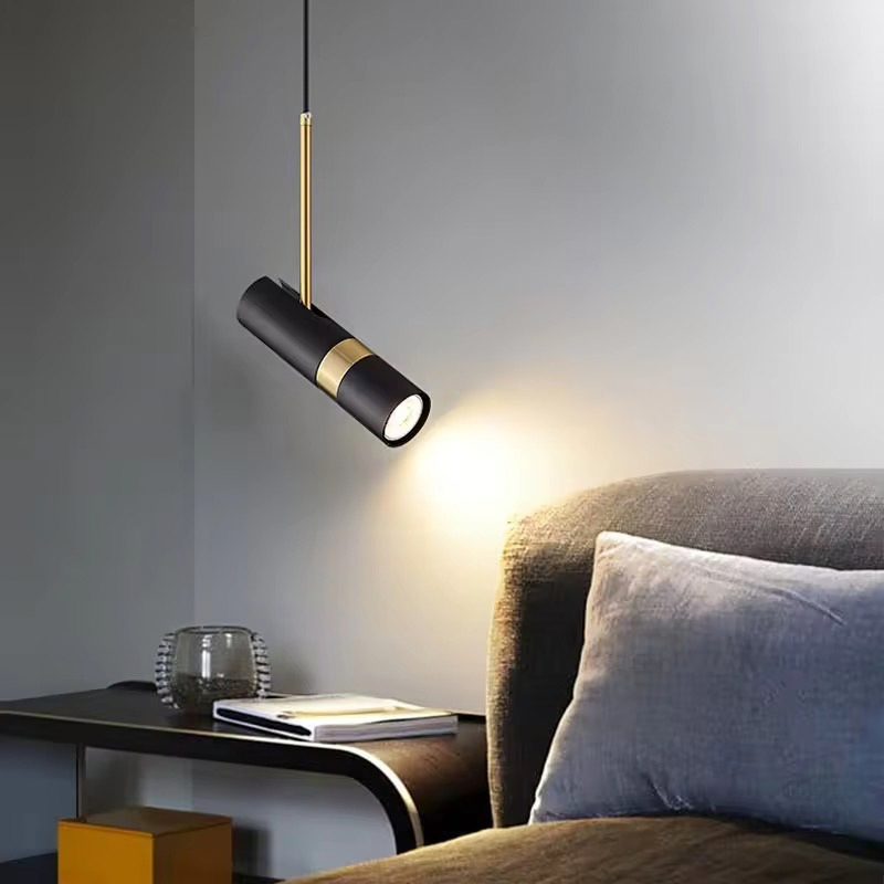 Black movable cylinder hanging