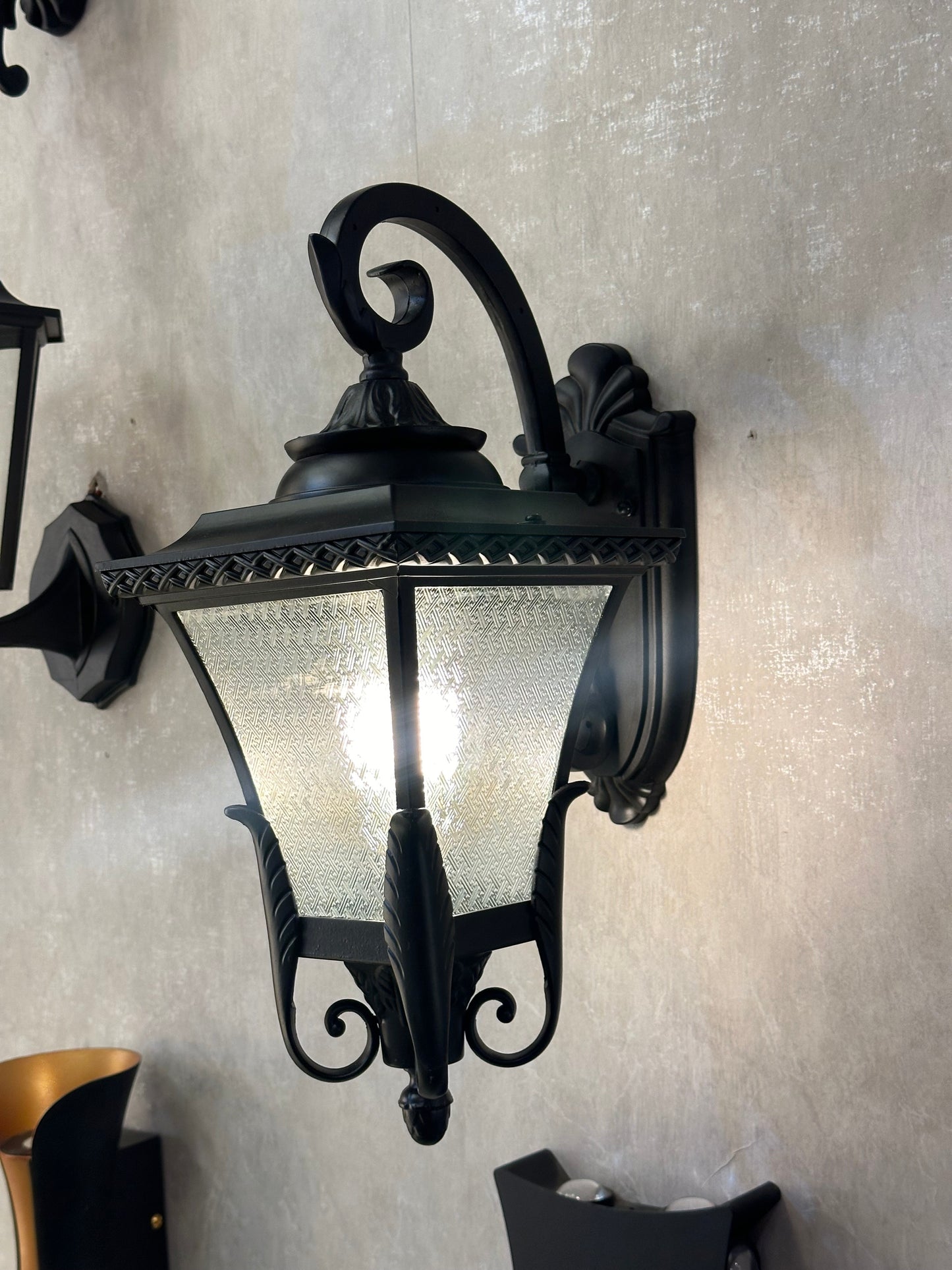Victorian Black Imported Light