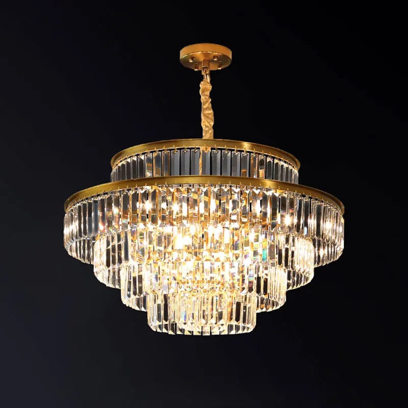 800mm Round Crystal Chandelier K9 Crystal