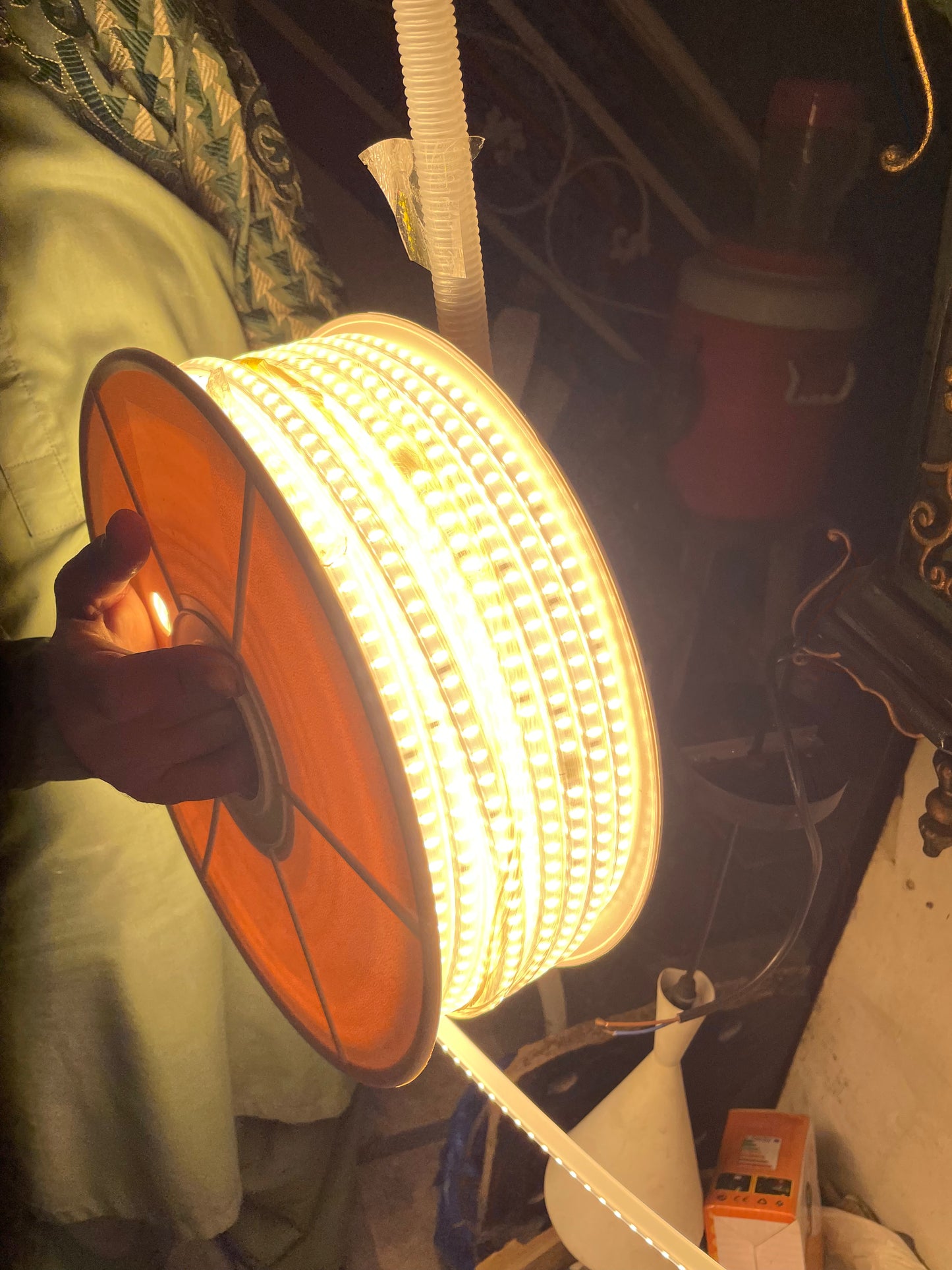 High bright 220V/110V 120led waterproof 2835. 8.5mm wireless rope led strip light