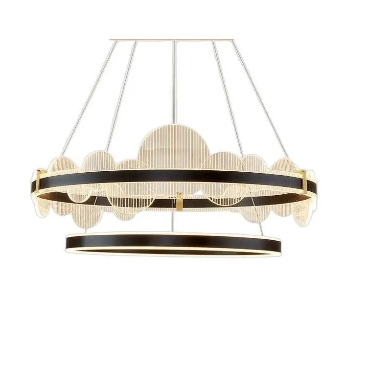 New modern Double Ring Chandelier
