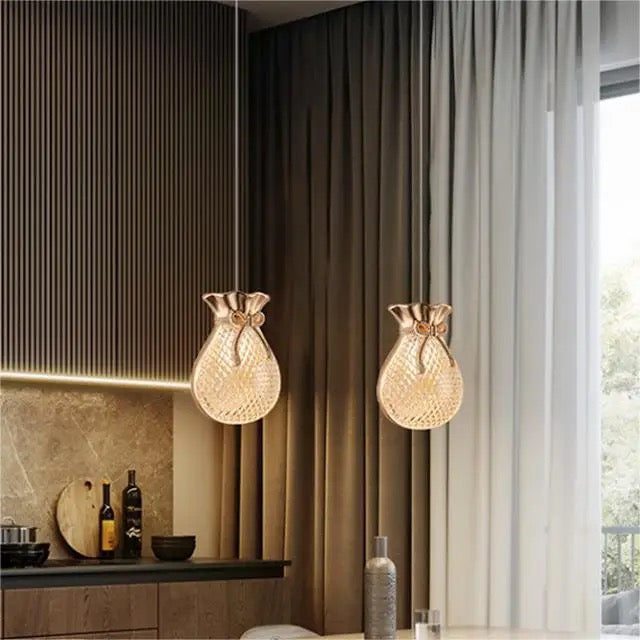 Lucky bag LED Pendants Nordic Crystal Series Hanging