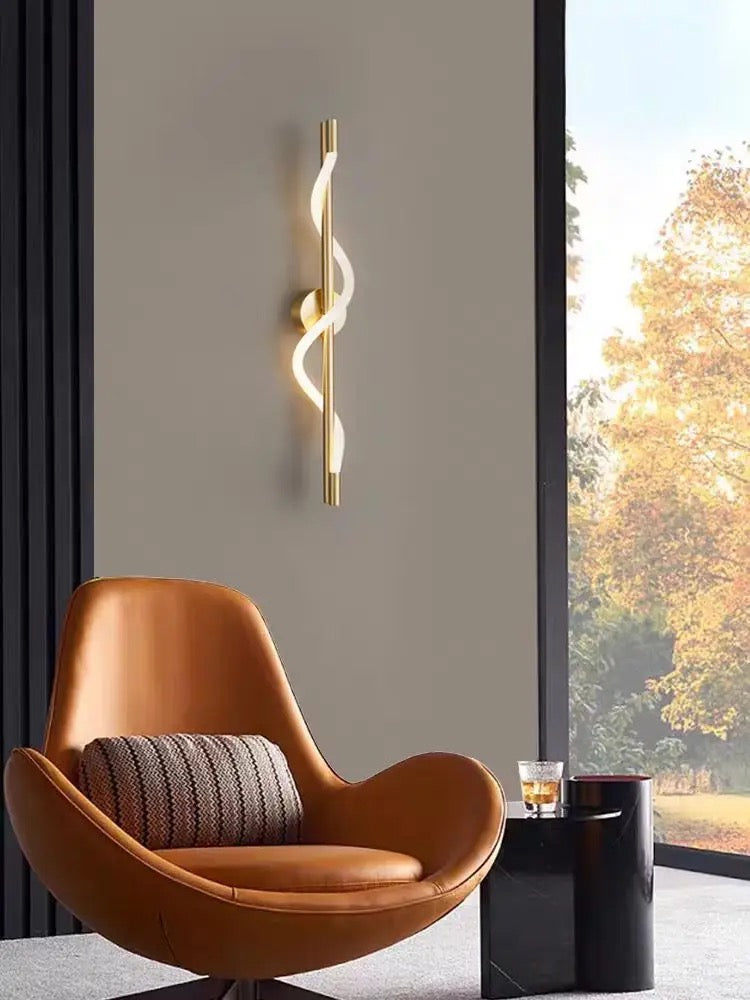 Spiral Led Wall Light