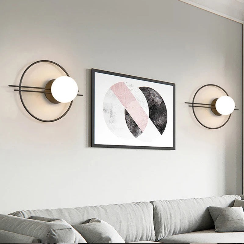 Modern Globe Wall Light
