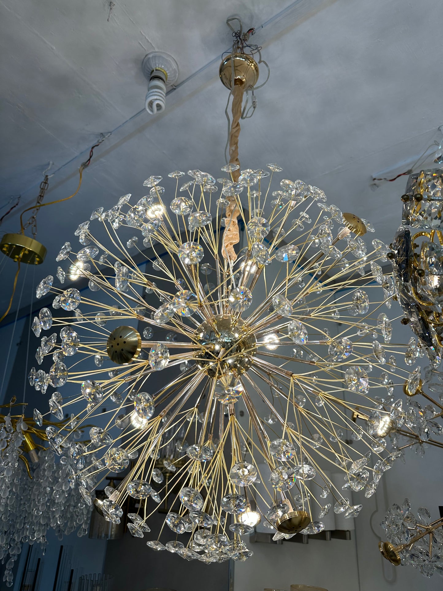 Crystal Ball Chandelier