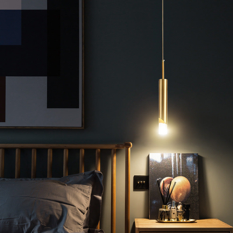 Golden Cylinder hanging