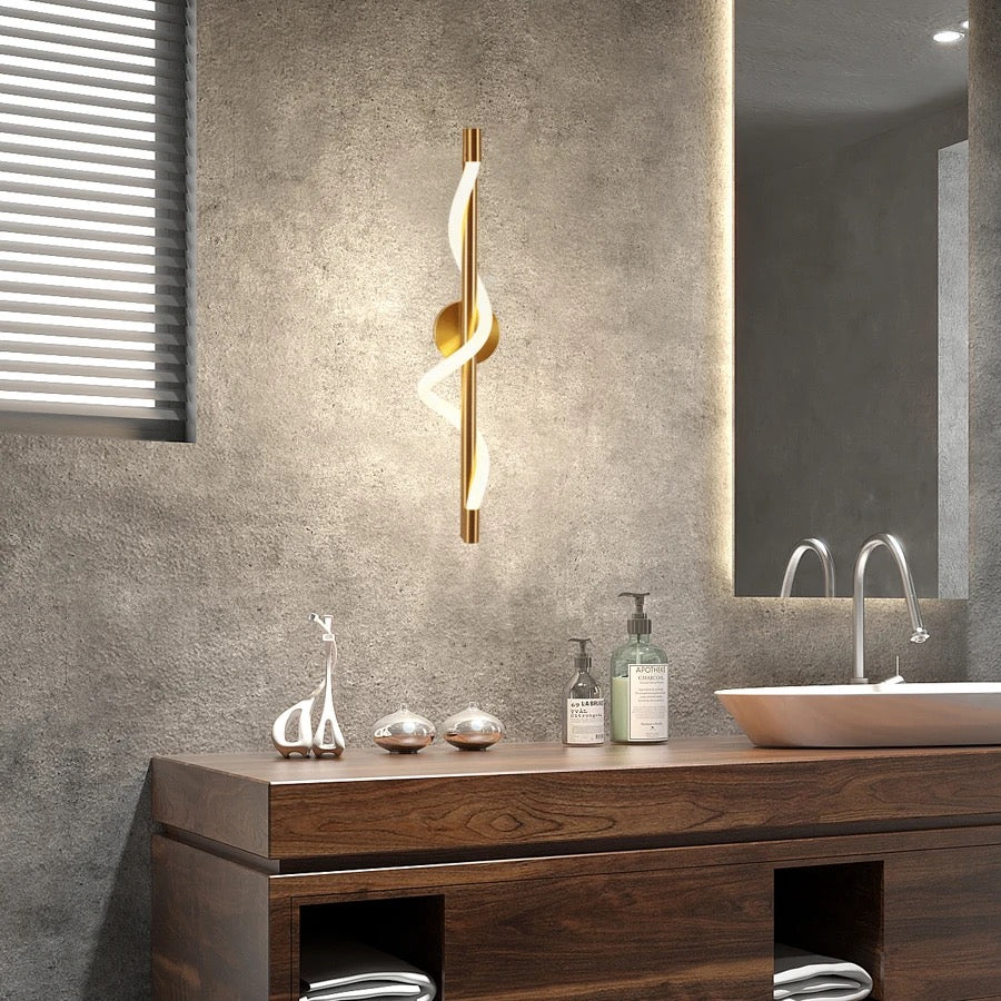 Spiral Led Wall Light