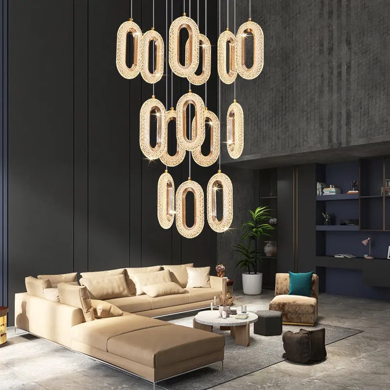 Oval Hanging 15 heads