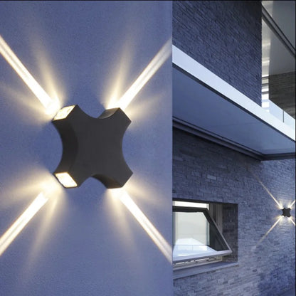 Cross outdoor and indoor waterproof light