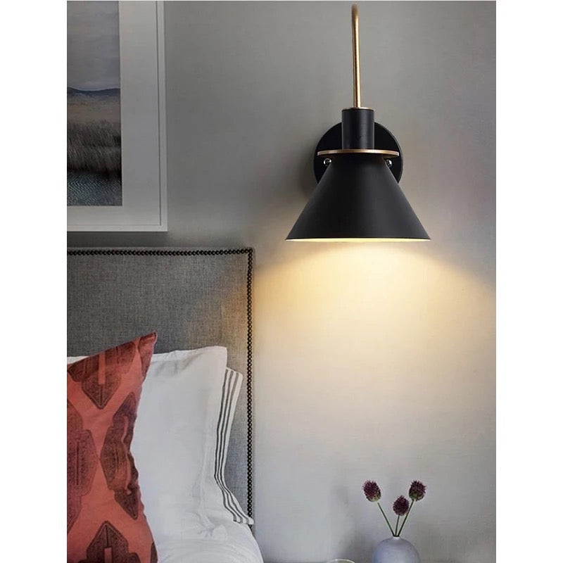 Luxury black lantern shape wall lamps