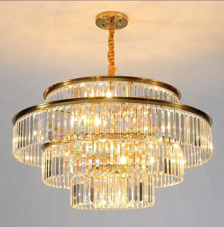 800mm Round Crystal Chandelier K9 Crystal