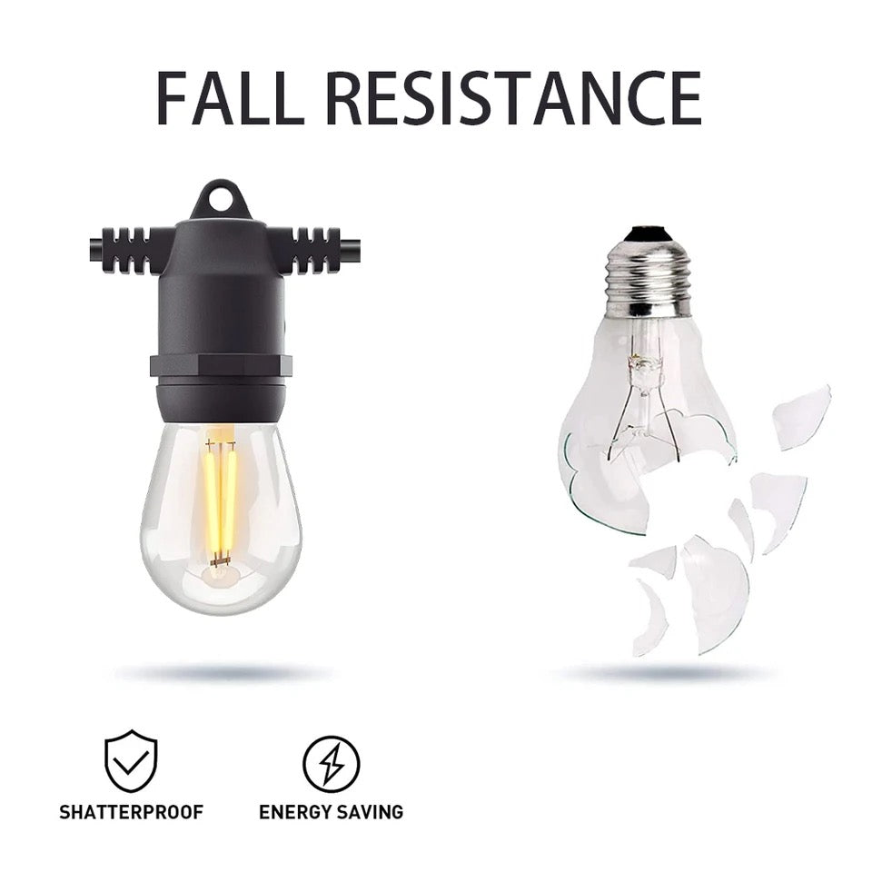 Waterproof LumiGlow Outdoor String Lights