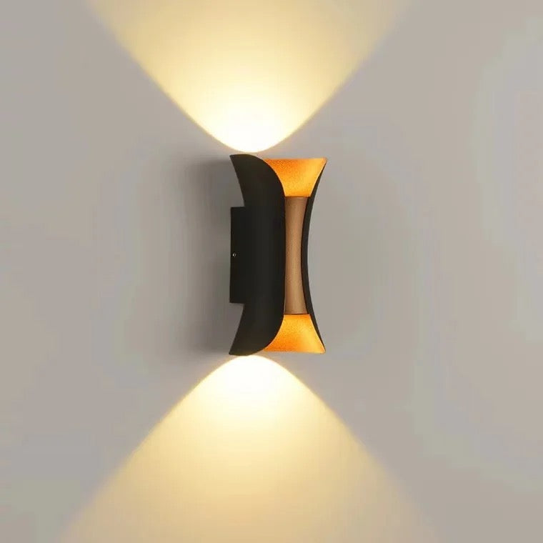Led Black Golden outdoor Light