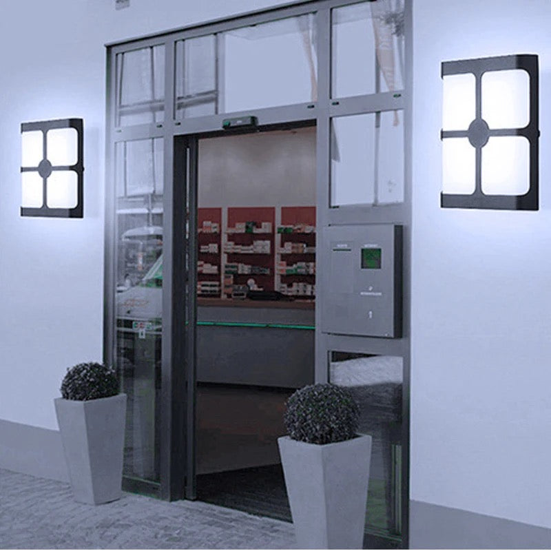 Four-Square led Wall Lamp Outdoor Waterproof pvc