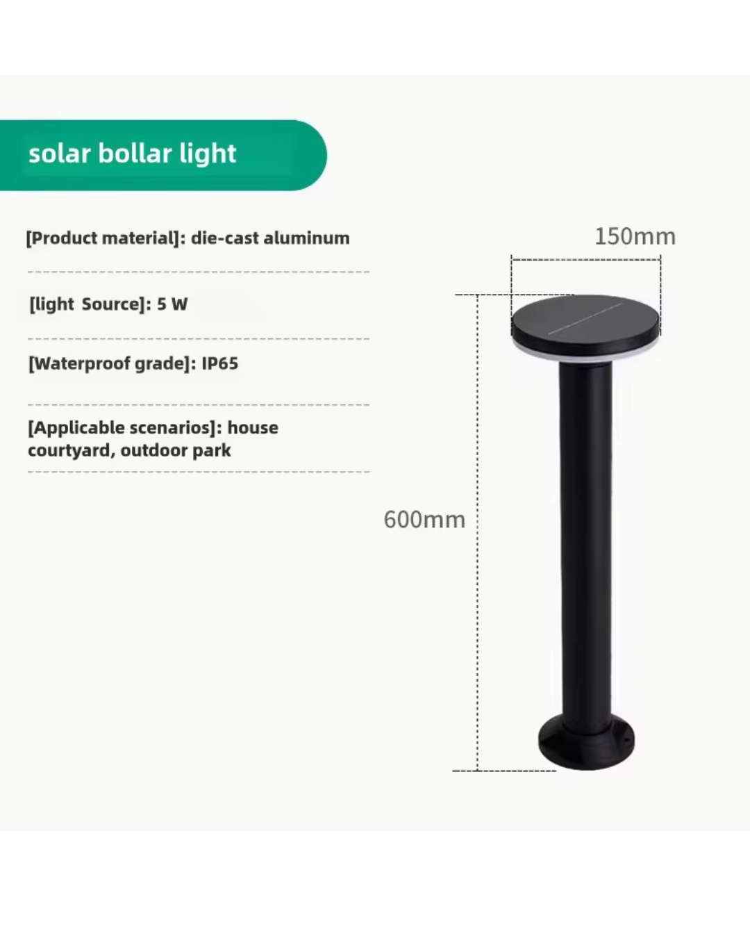 Led Round Bollard