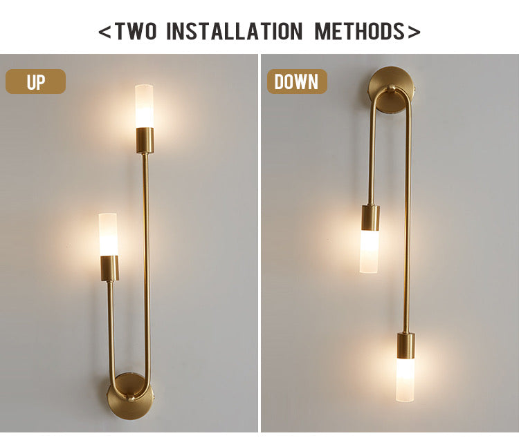 Light luxury wall lamp living room modern minimalist creative corridor aisle bedroom bedside light