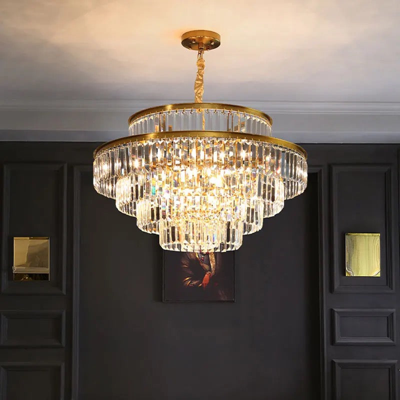 800mm Round Crystal Chandelier K9 Crystal