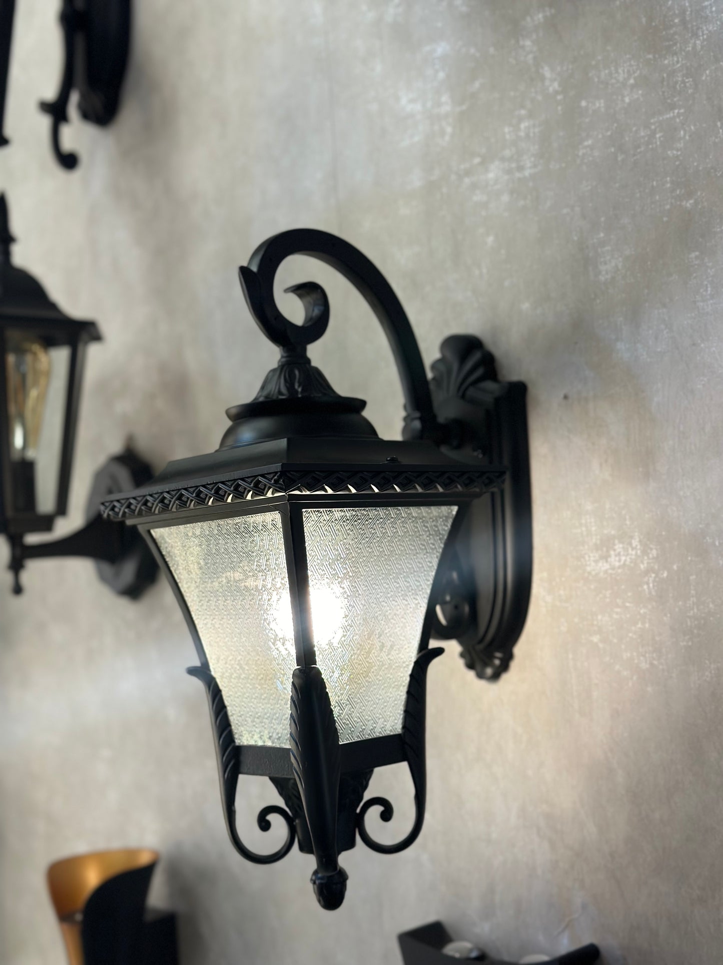 Victorian Black Imported Light