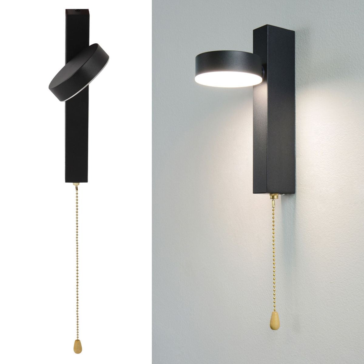 Led Movable Lamp wall with zipper switch