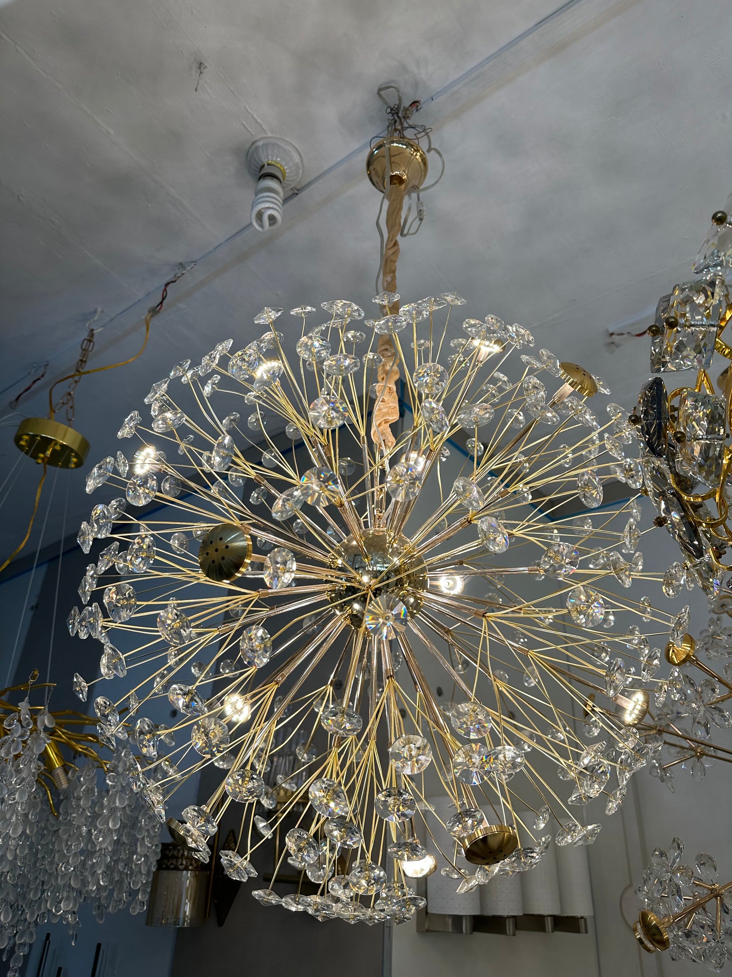 Crystal Ball Chandelier