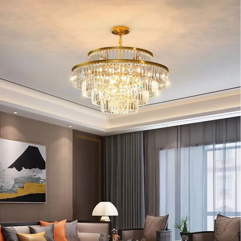 800mm Round Crystal Chandelier K9 Crystal