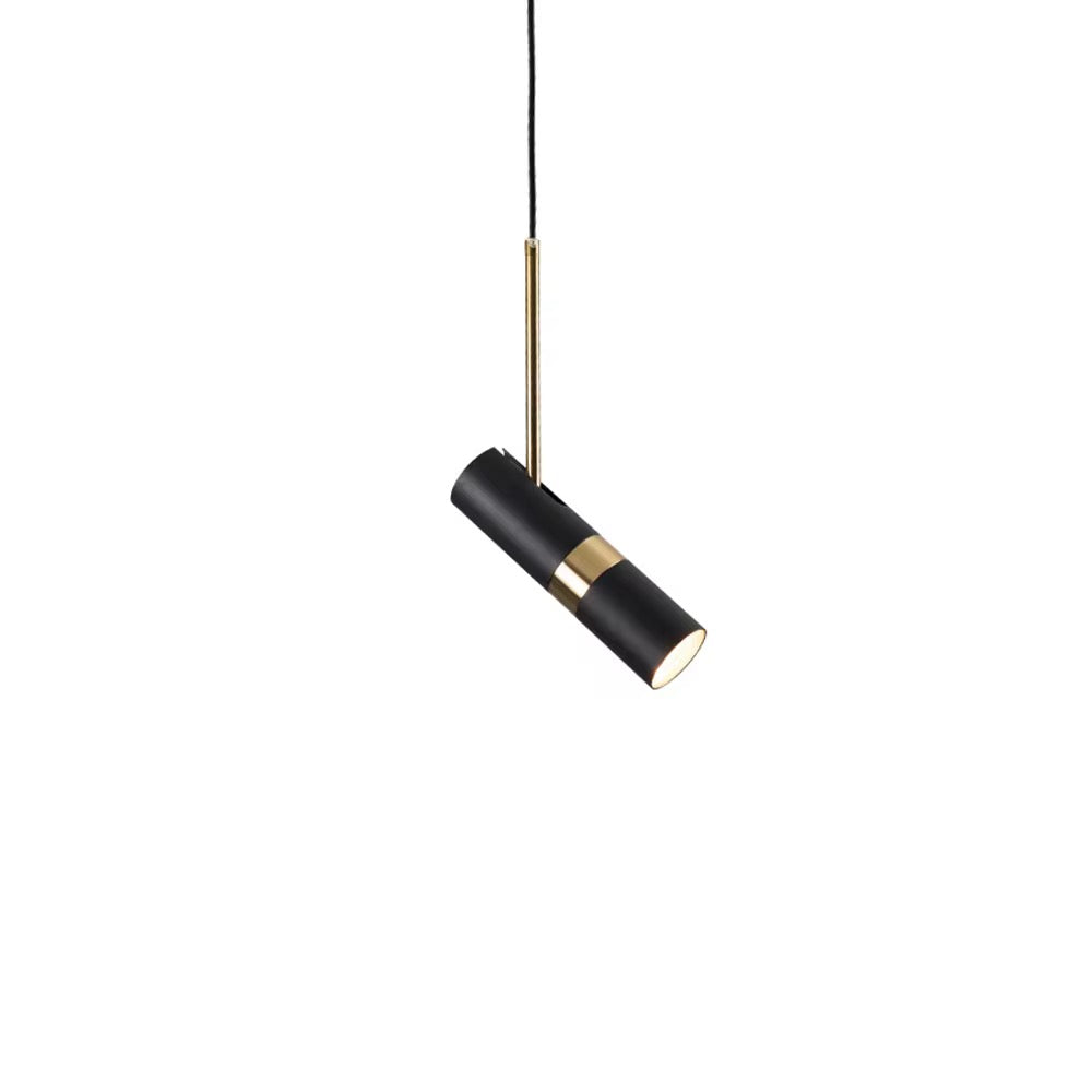 Black movable cylinder hanging