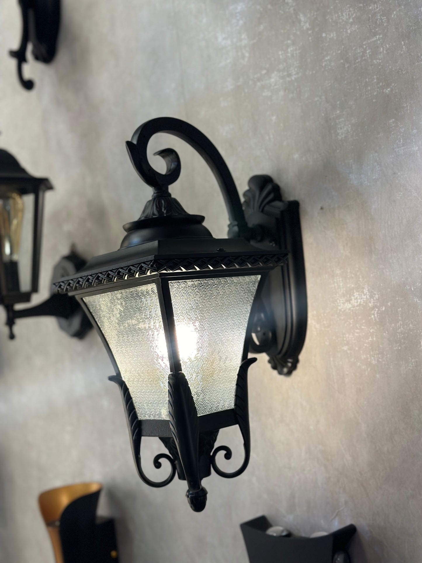 Victorian Black Imported Light