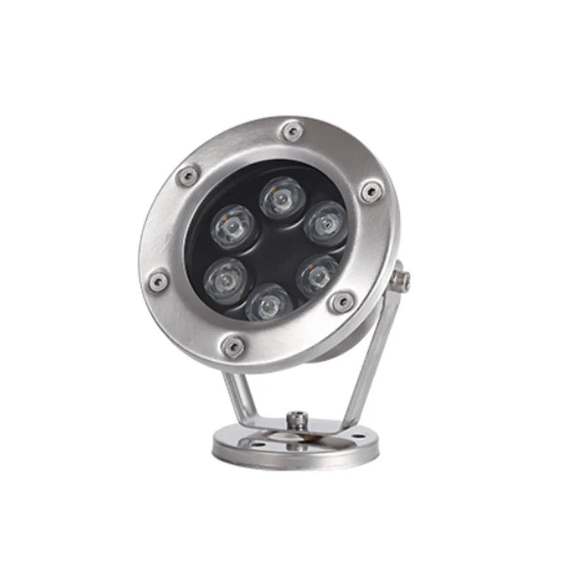 12v stainless steel 6W 9W 12W 18w RGB And Warm Fountain pool underwater light