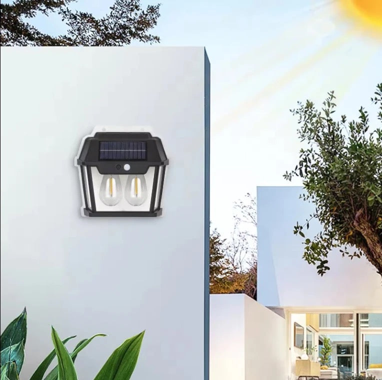 2 Bulbs Light with Solar Waterproof Garden Decorative Light
Rechargeable High Power Street Lamp