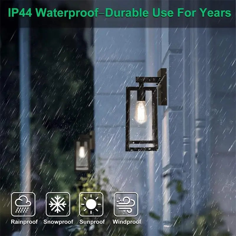 Modern simple square outdoor wall lantern garden corridor outdoor lights wall mounted