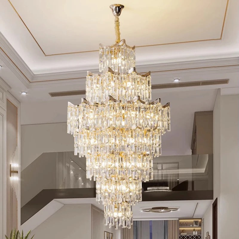 Banquet Hall Crystal Chandelier Large Custom Luxury Hotel
Ceiling Flush Mount Lighting