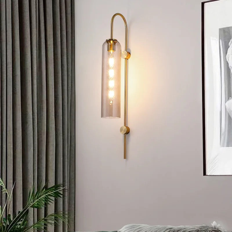 Elegant Glass Wall Sconce