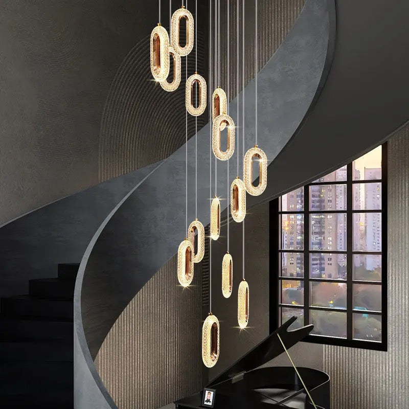 Oval Hanging 15 heads