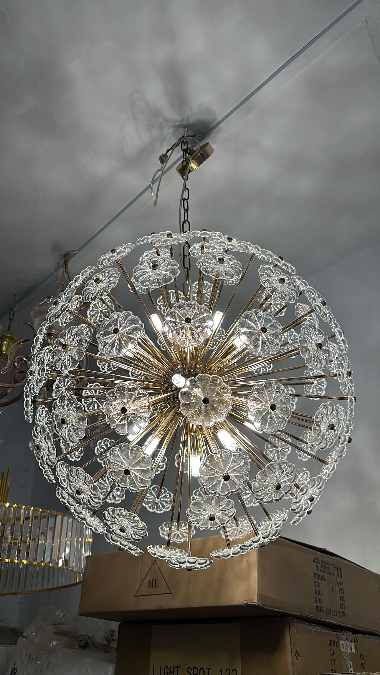 Ball chandelier