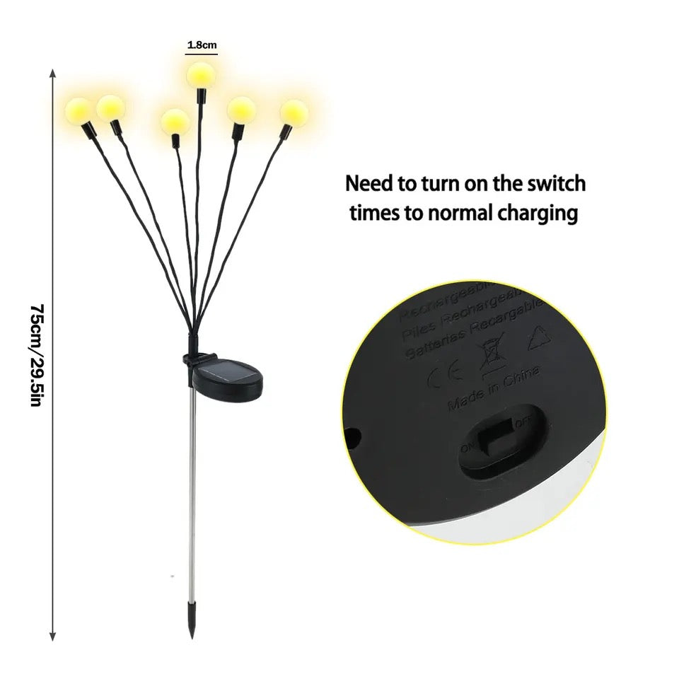 Solar Firefly Garden Light