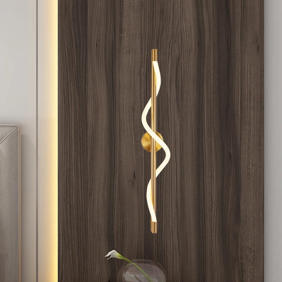 Spiral Led Wall Light