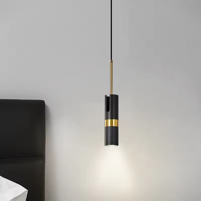 Black movable cylinder hanging