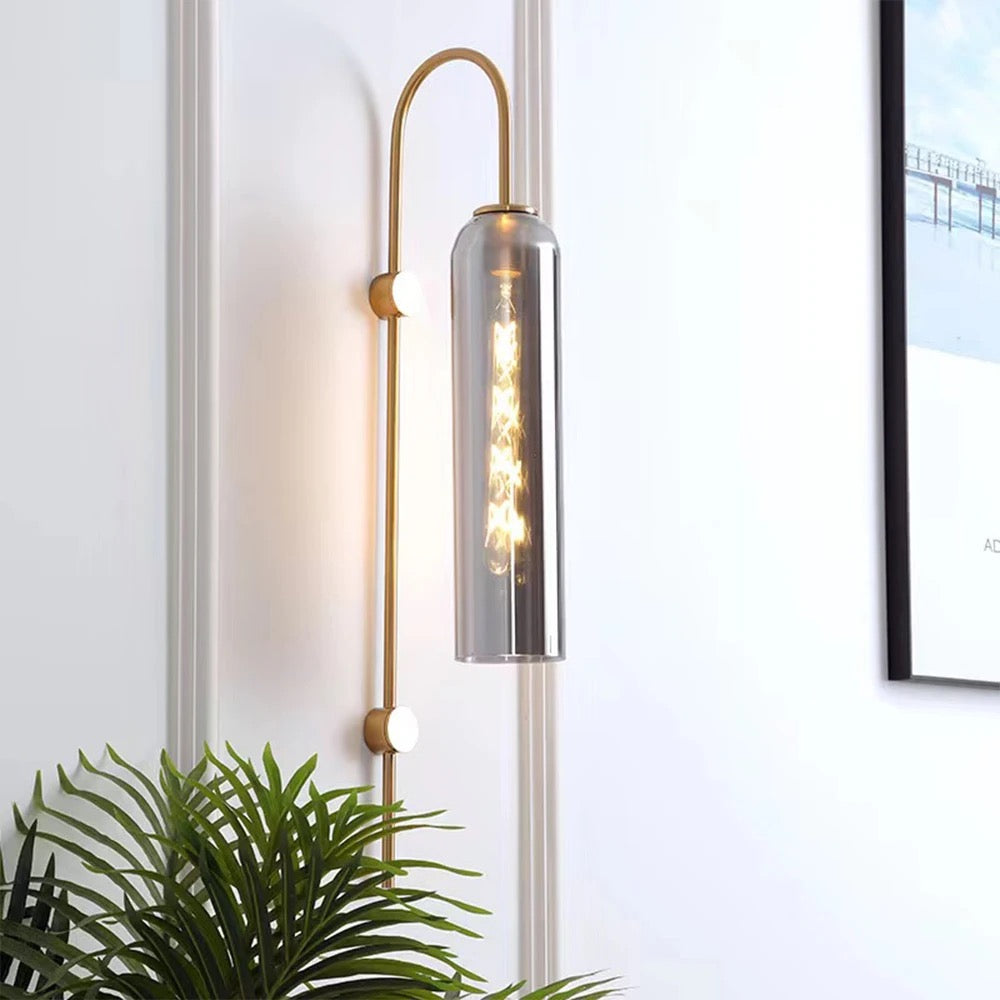Elegant Glass Wall Sconce
