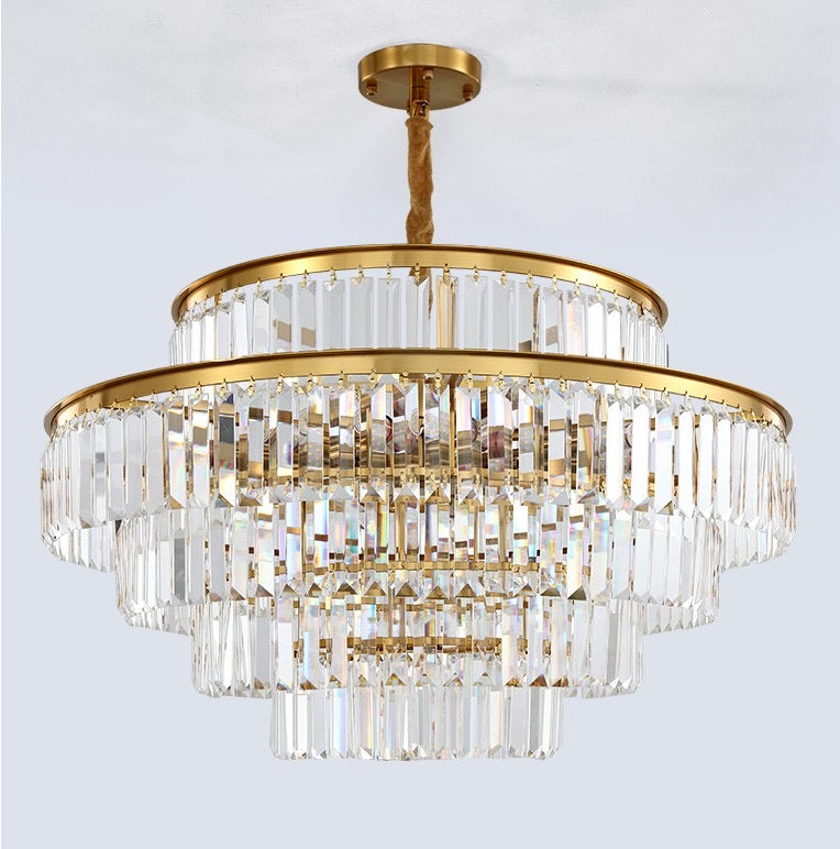 800mm Round Crystal Chandelier K9 Crystal