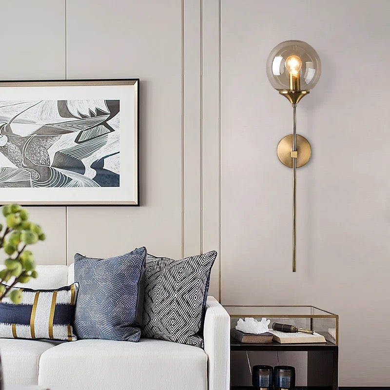 Modern Globe Wall Light